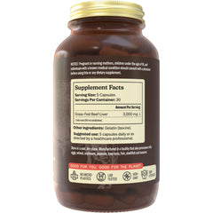 MK Supplements beef liver capsules close-up showing freeze-dried liver in capsules for nourishment.