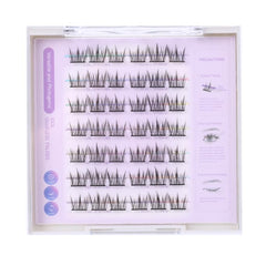 MLEN DIARY self adhesive lash clusters pack for easy 11-13 mm volume at home