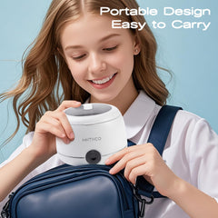 Elegant white finish, gift-ready design