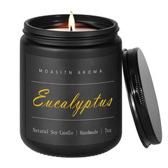 MOASITN Eucalyptus natural soy candle 7oz jar