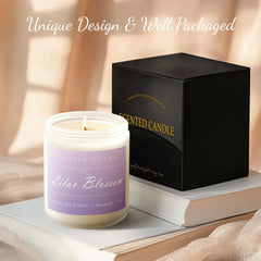 Gift-ready MOASITN candle packaging and 7oz jar