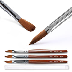 Modelones brush set shown with ergonomic grip for easy handling.