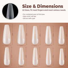 Modelones tips with thin back edge for comfortable wear