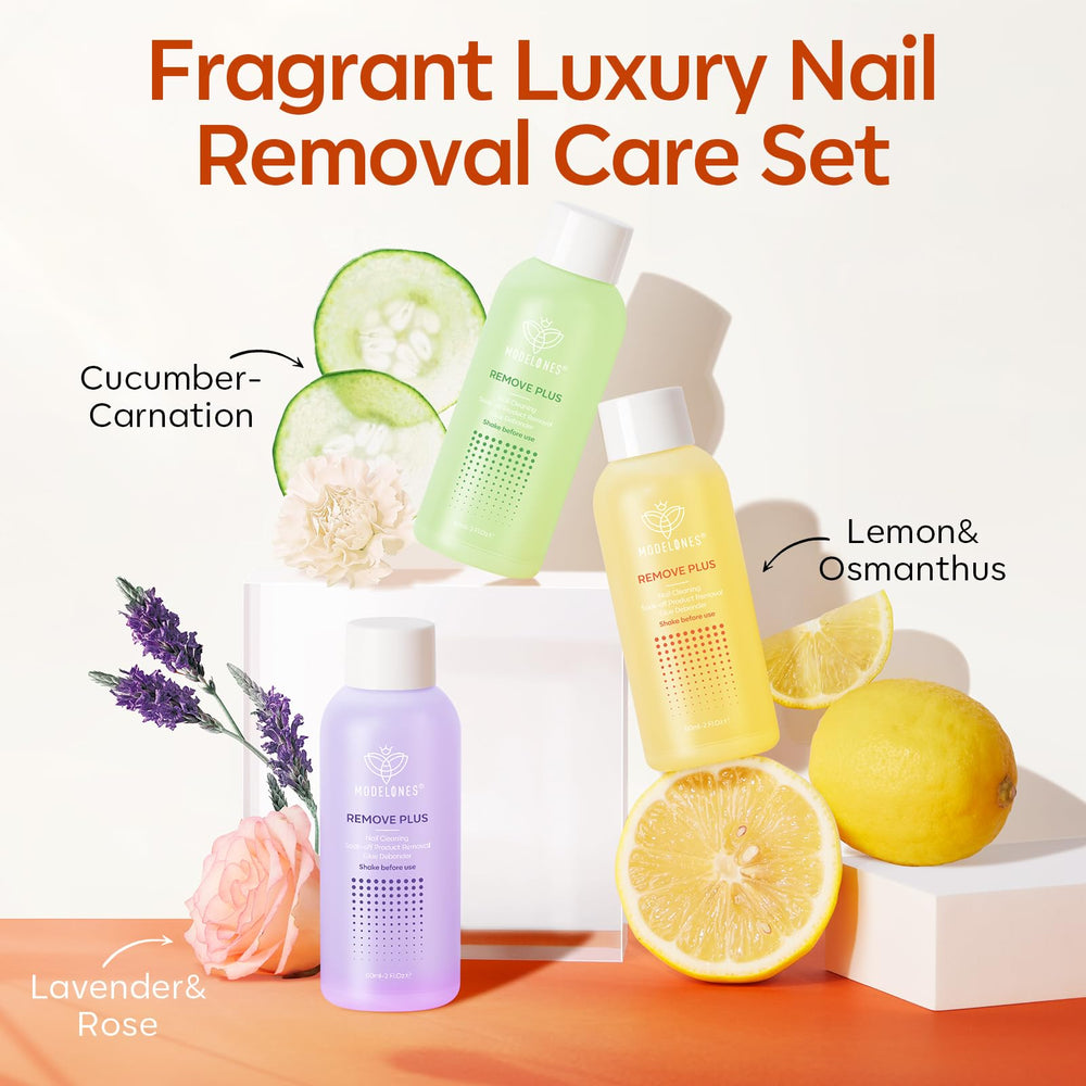 Modelones Nail Polish Remover powers gel-polish removal in minutes with minimal effort