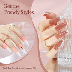 Modelones poly nail gel under lamp cure highlights quick, even drying.