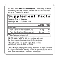 Moducare packaging highlighting free from soy, gluten, dairy and sugar