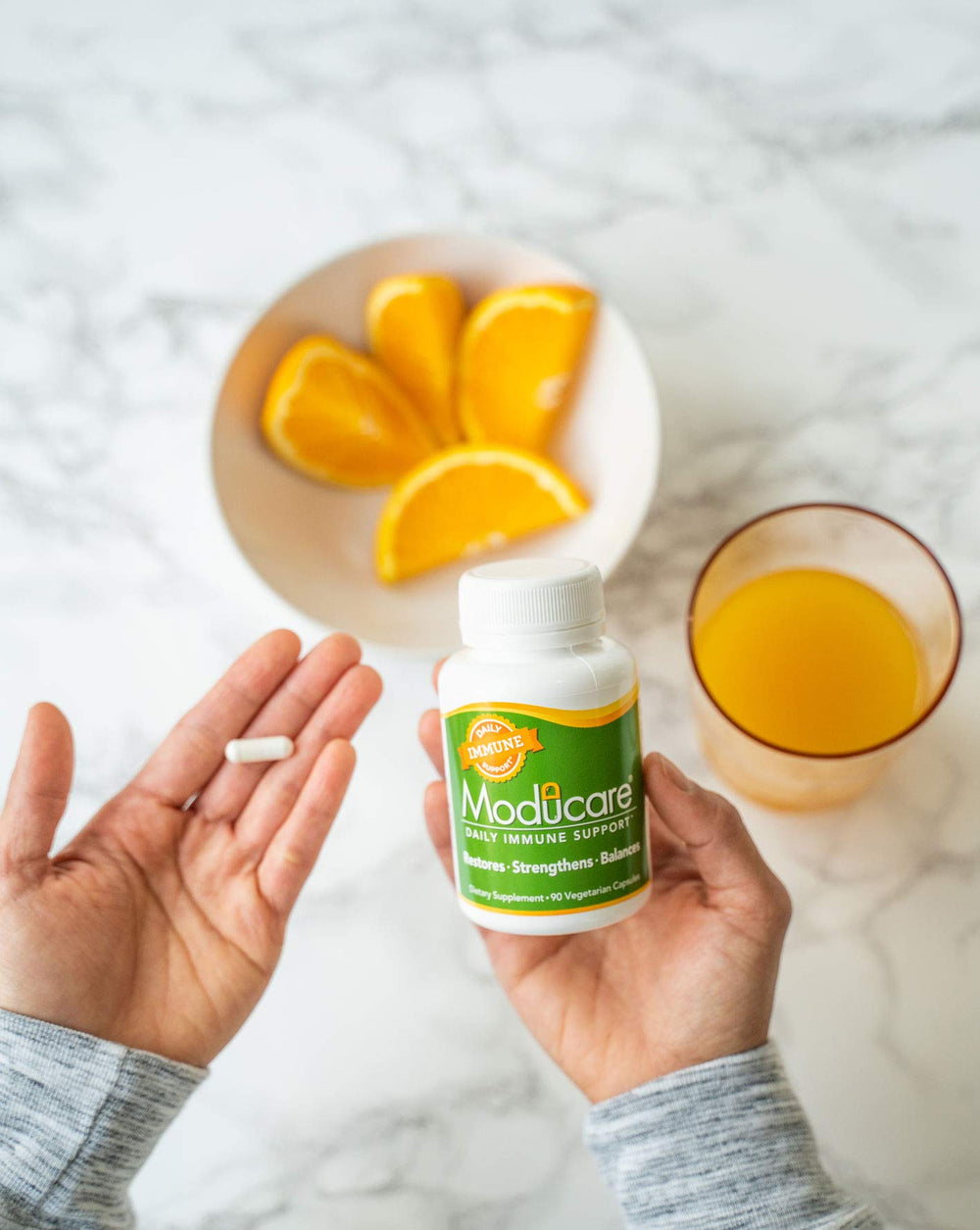 Lifestyle image showing healthy living with Moducare