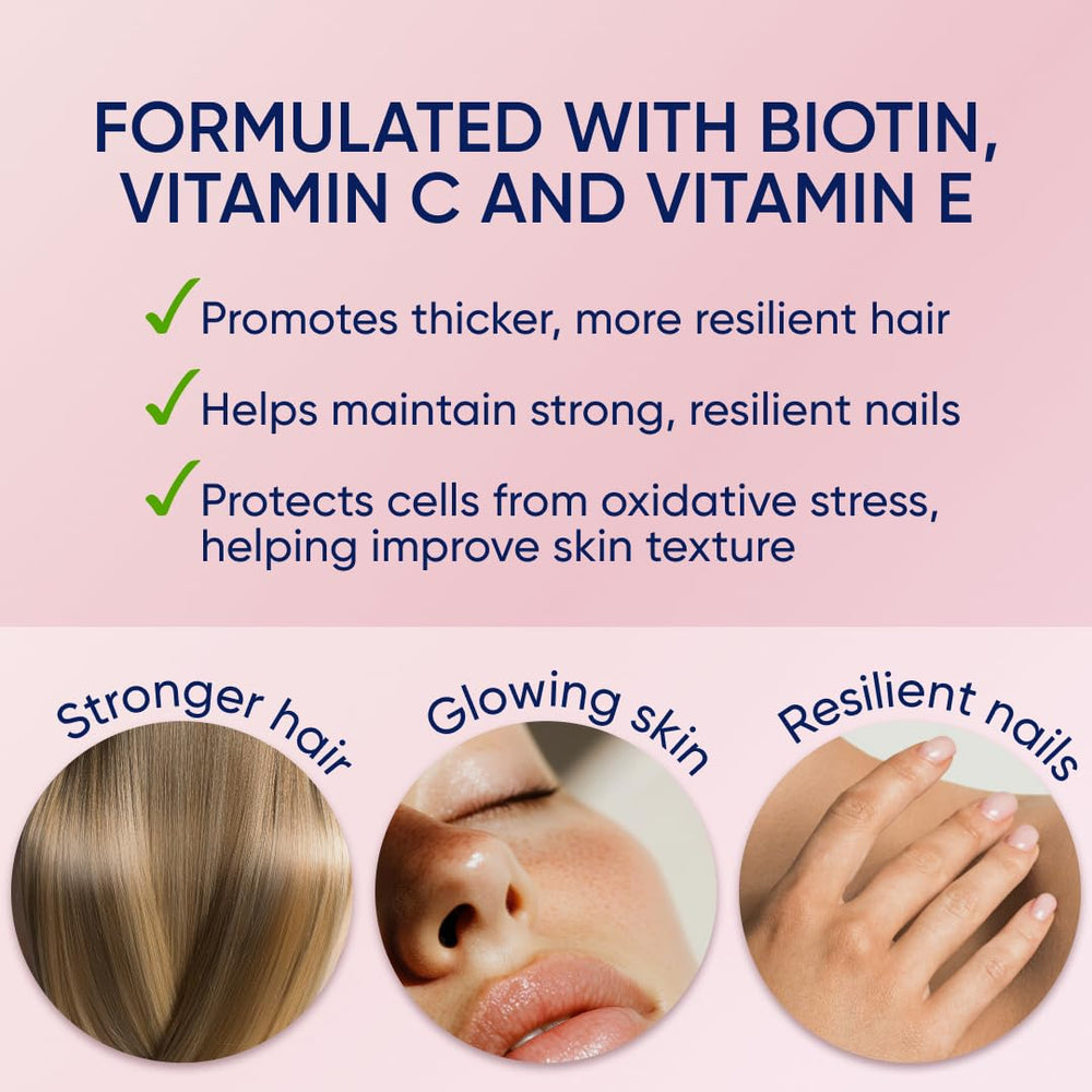 Nails and skin featuring Moerie vitamins