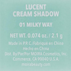 Moira Lucent Shadow Milky Way glow achieved with fingertip application.