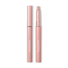 Moira Stellar Glaze Stick Shadow 011 Shes the One cap on for bold shimmer.