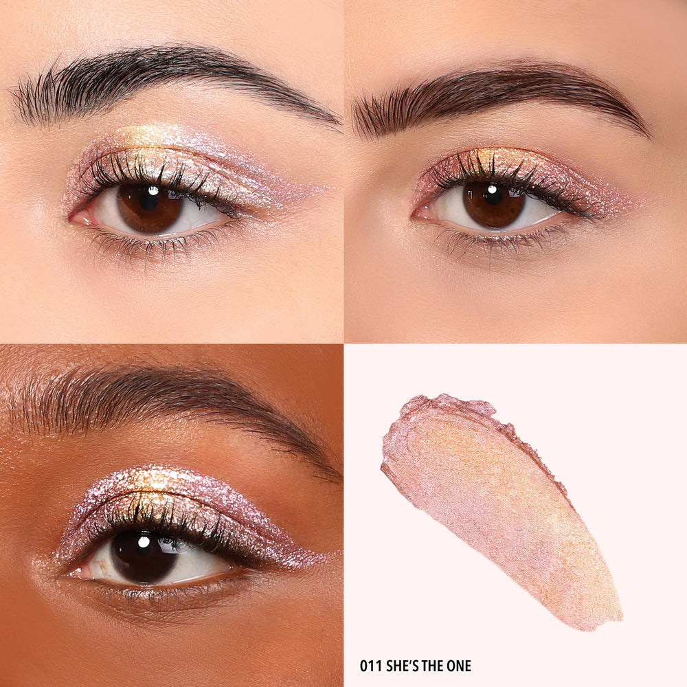 Moira Stellar Glaze Stick Shadow 011 Shes the One Waterproof formula for smudge-free wear.