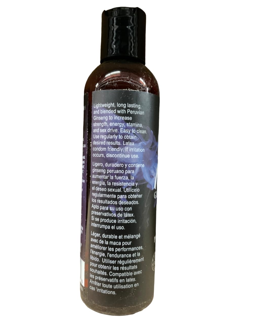 Mojo Peruvian Ginseng Performance Glide 4oz packaging and bottle
