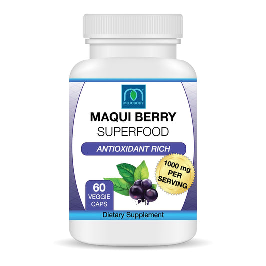 MOJObody Maqui Berry Capsules bottle with label
