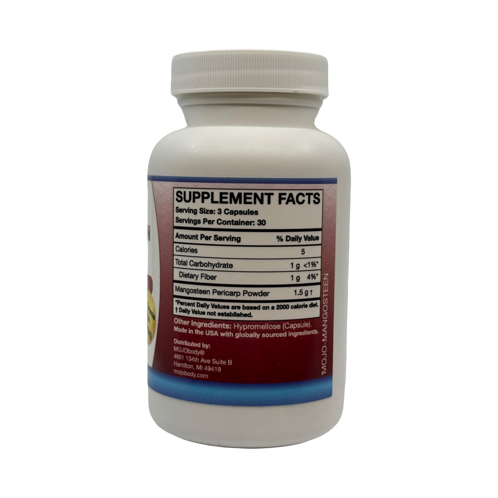 Xanthone-rich mangosteen pericarp nutrition image