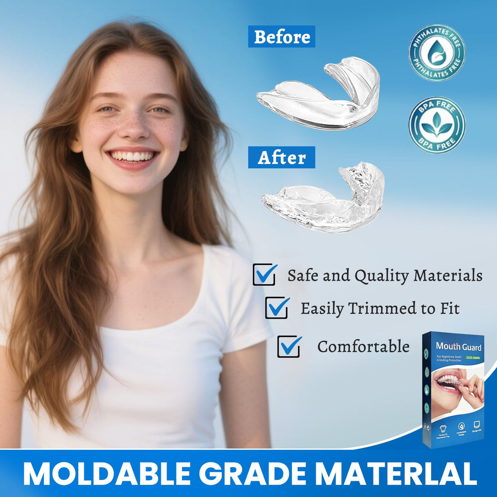 Moldable night guard made with EVA material