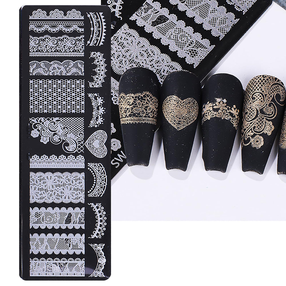 MOLILON stamping stencil kit for precise patterns.