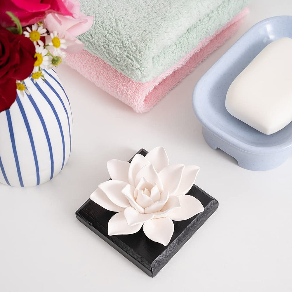 Diffuser stone on car dashboard for fragrance
