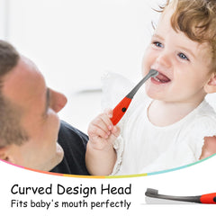 2-in-1 infant toothbrush and gum massager/teether