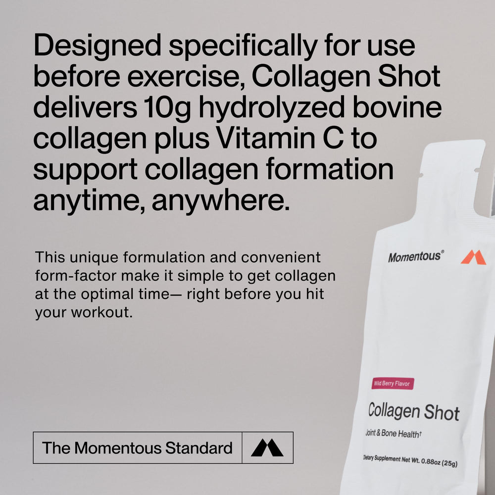 NSF Certified for Sport badge on Momentous packaging