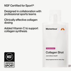 Ingredients icons for Momentous Collagen Shot Wild Berry