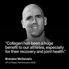 Active lifestyle shot featuring Momentous Collagen Shot