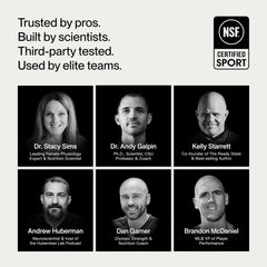 Back packaging of Momentous Creatine powder showing NSF Certified for Sport