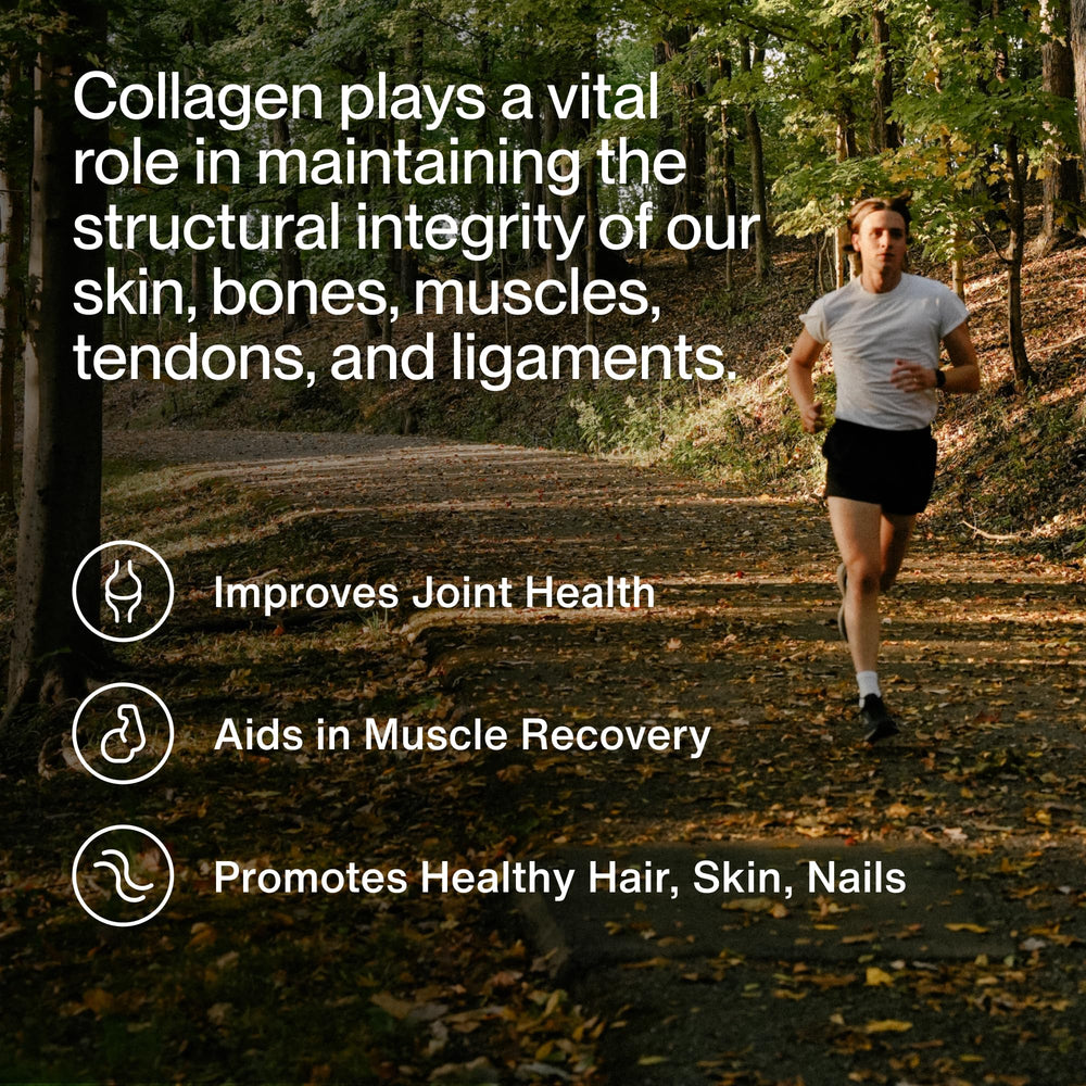 Momentous collagen powder dissolving smoothly in water for quick mixing.