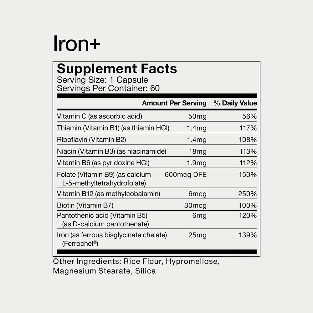 NSF Certified for Sport seal on Momentous Iron+ packaging
