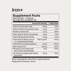 NSF Certified for Sport seal on Momentous Iron+ packaging