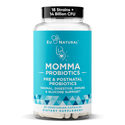 Momma Prenatal Probiotics bottle label