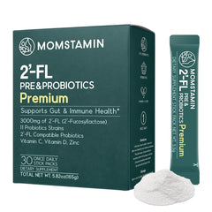 MOMSTAMIN Premium 3,000mg HMO 2'-FL powder container