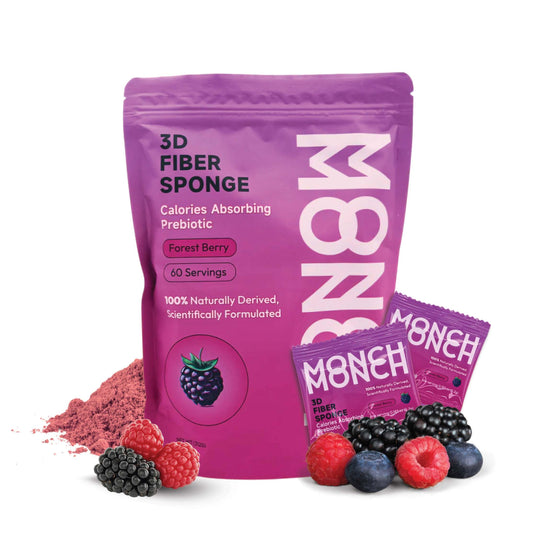 Monch Monch Forest Berry fiber sponge packaging