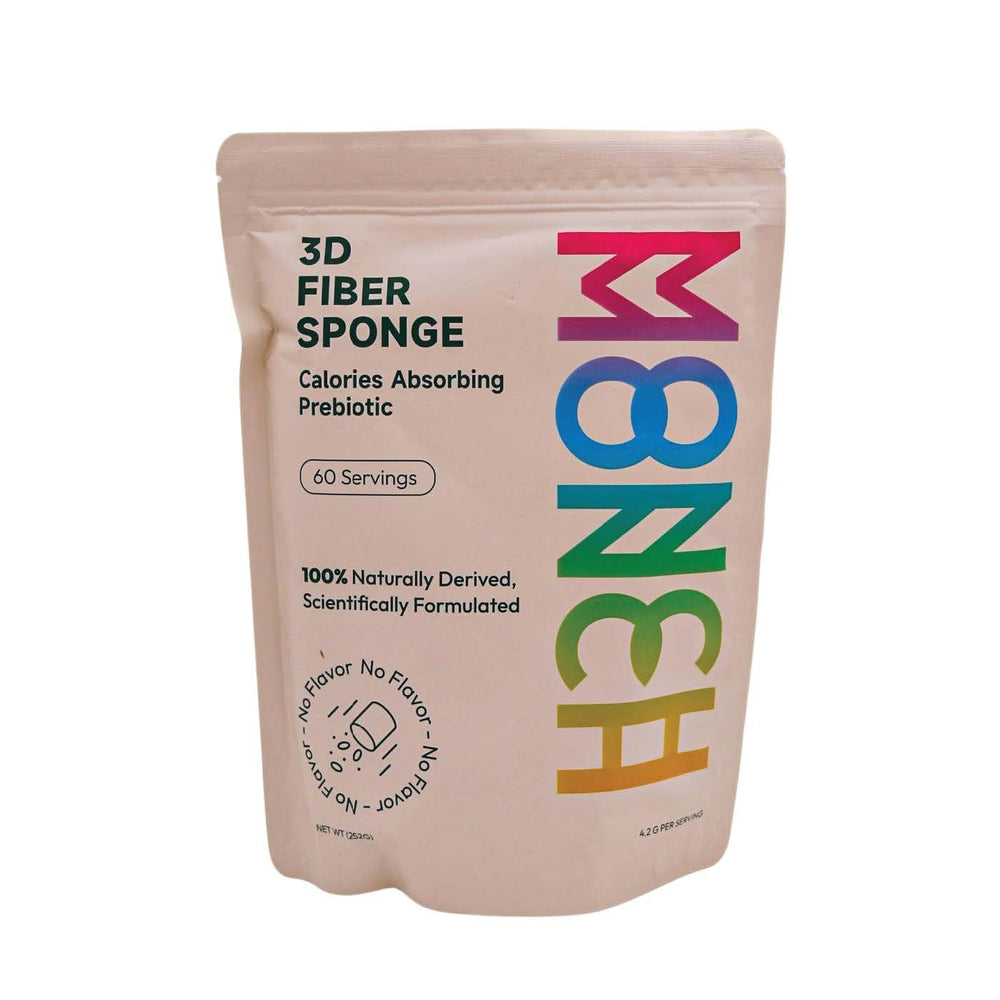 Monch Monch Calorie Absorbing Fiber Sponge 60-count packaging