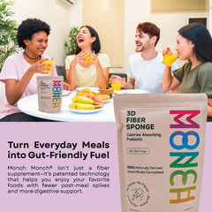 Serving-size packet of Monch Monch fiber sponge