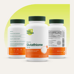 Satisfaction guaranteed money-back seal on glutathione pack