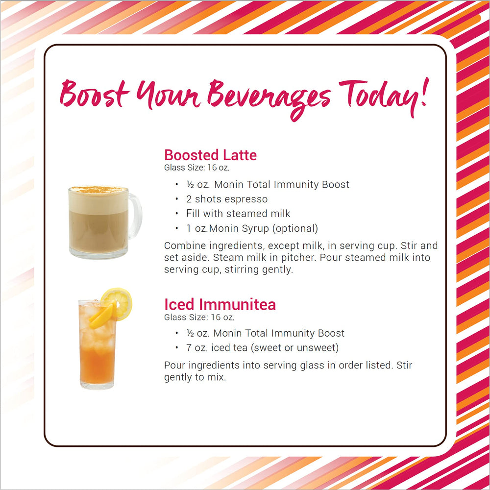 Lemonade mixed with Monin Total Immunity Boost