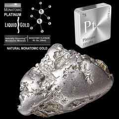 Monoatomic platinum ORMUS liquid drops package