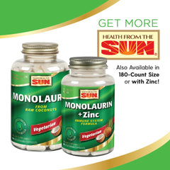 Nature's Life Monolaurin product packaging and label