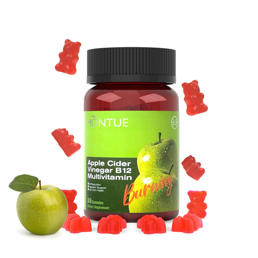 Montue Apple Cider Vinegar Gummies bottle with 60 gummies