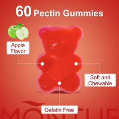 Montue ACV gummies packaging displayed on white background