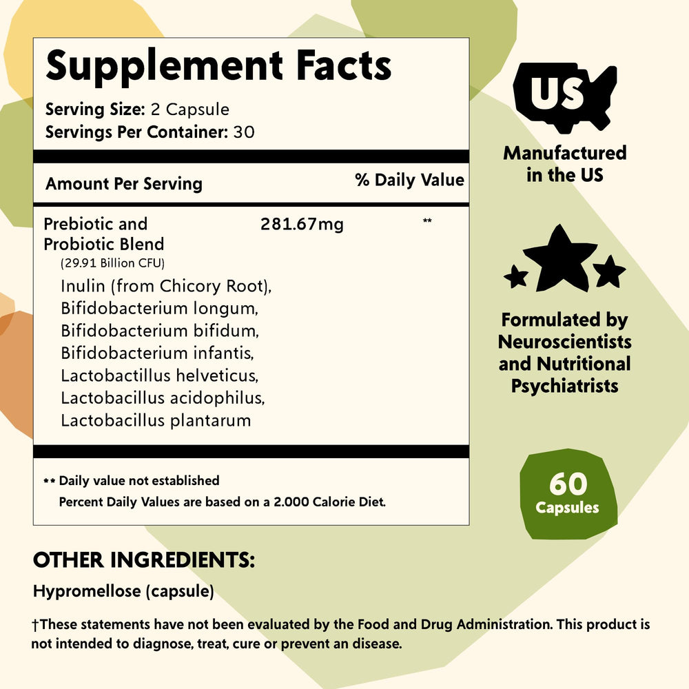 Mood Biotics capsules poured from bottle