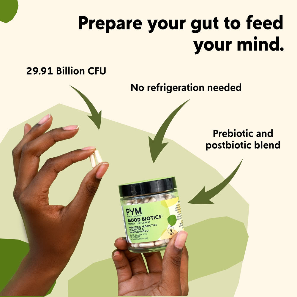 Illustration of six probiotic strains including Lactobacillus plantarum and Lactobacillus helveticus