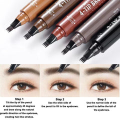 MooGlamor hairline shading with brow pencil creates subtle framing