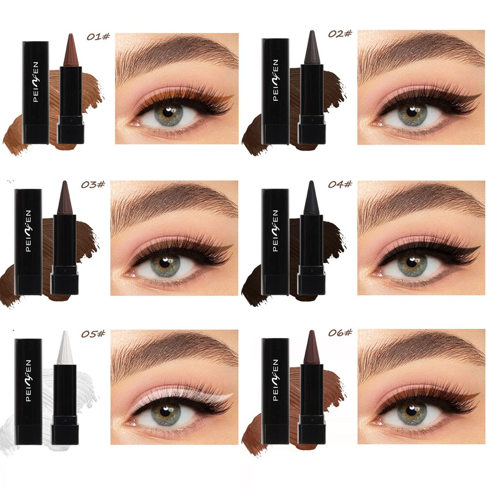 MooGlamor matte brown eyeliner stick ideal for everyday, fade-resistant color.