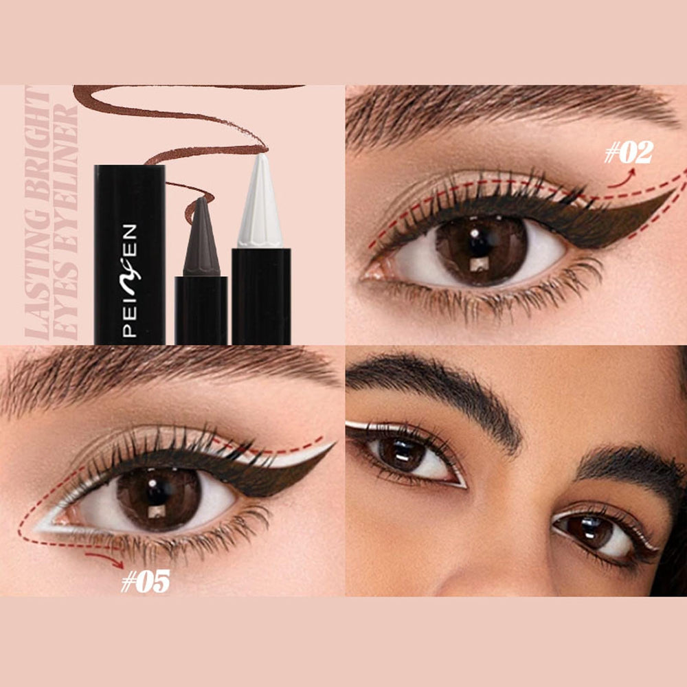 MooGlamor shimmery gold eyeliner stick adds radiant definition for evening looks.