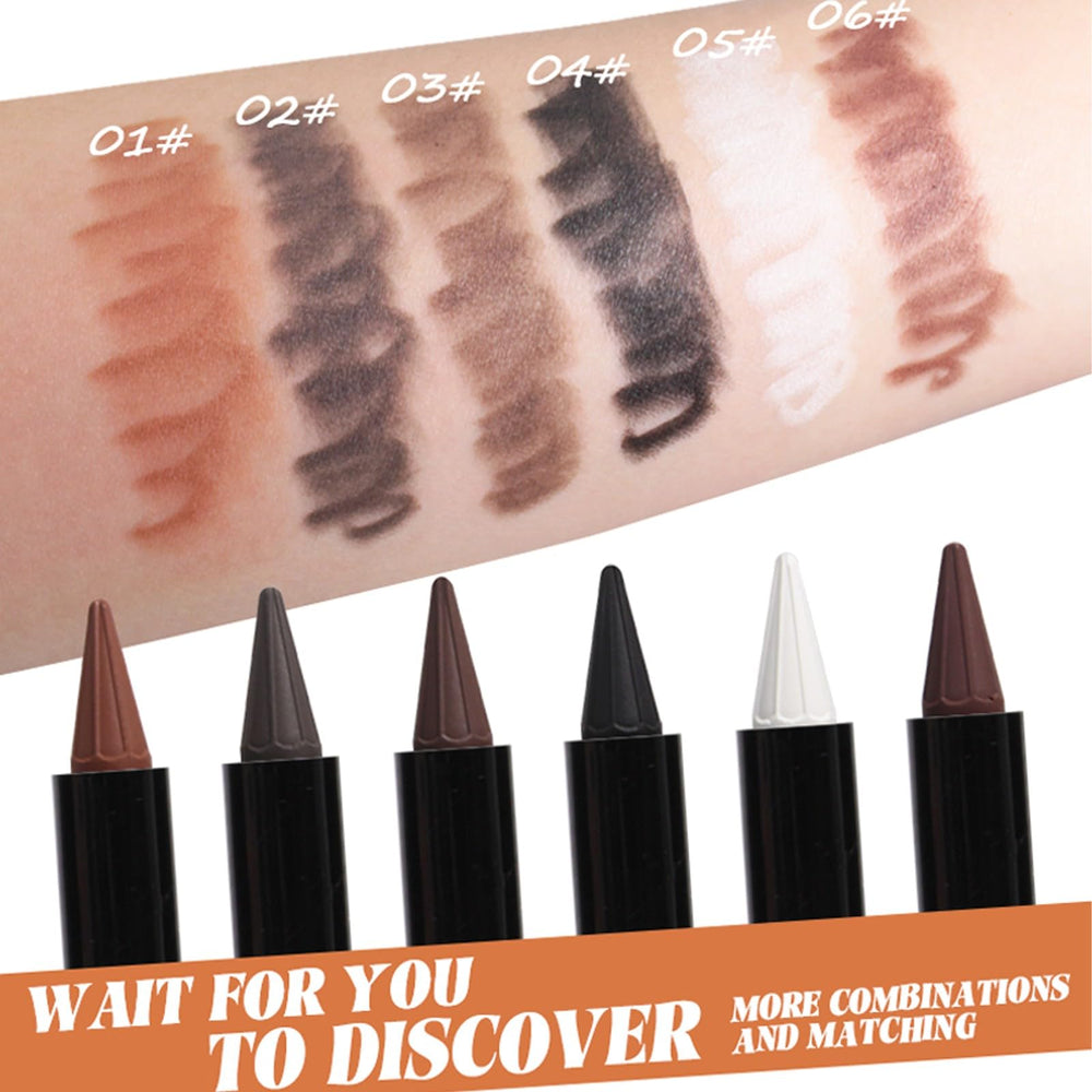 MooGlamor shimmering silver eyeliner stick brightens eyes with a luminous finish.