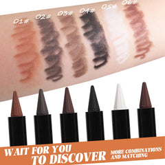 MooGlamor shimmering silver eyeliner stick brightens eyes with a luminous finish.
