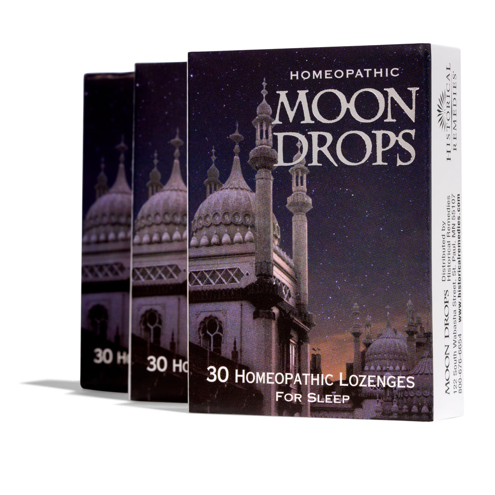 Moon Drops Sleep Aid Lozenges in vanilla flavor