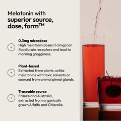 Plant-based melatonin sources from chlorella and alfalfa