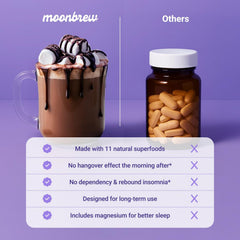 MoonBrew packaging on a kitchen counter